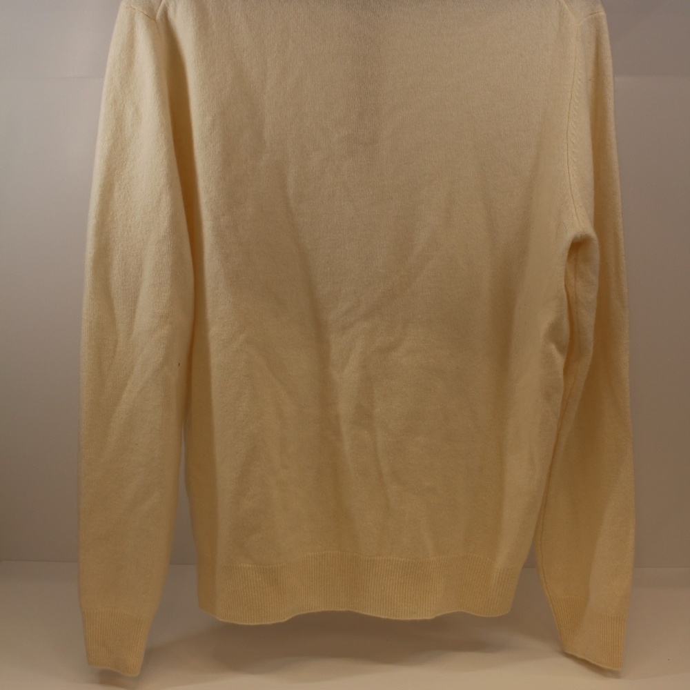 Neiman Marcus Beige quarter-zip sweater